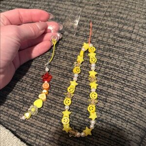 Beaded phone Charm Set